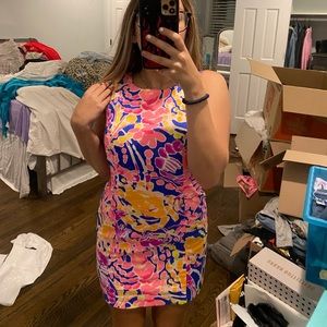 Lilly pulitzer Courtney brilliant blue dress